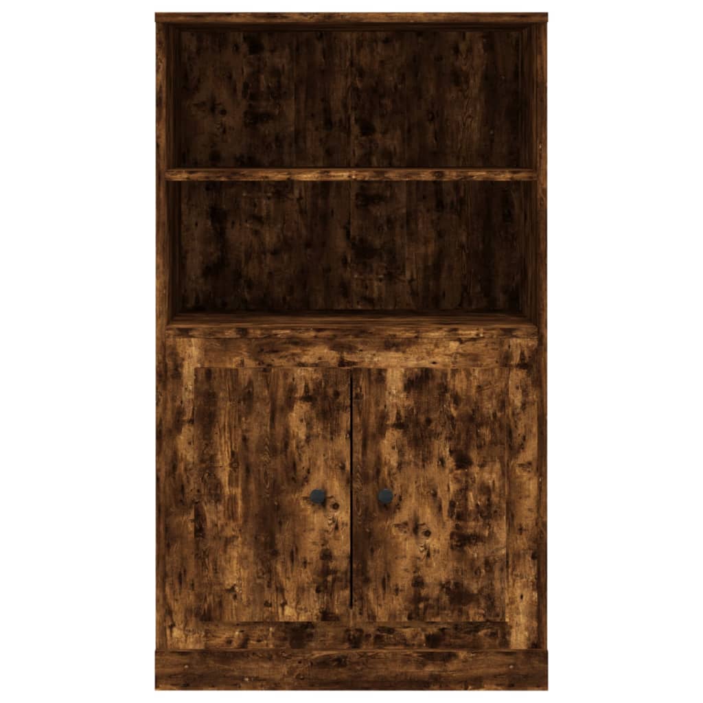 vidaXL Dulap înalt, stejar afumat, 60x35,5x103,5 cm, lemn prelucrat