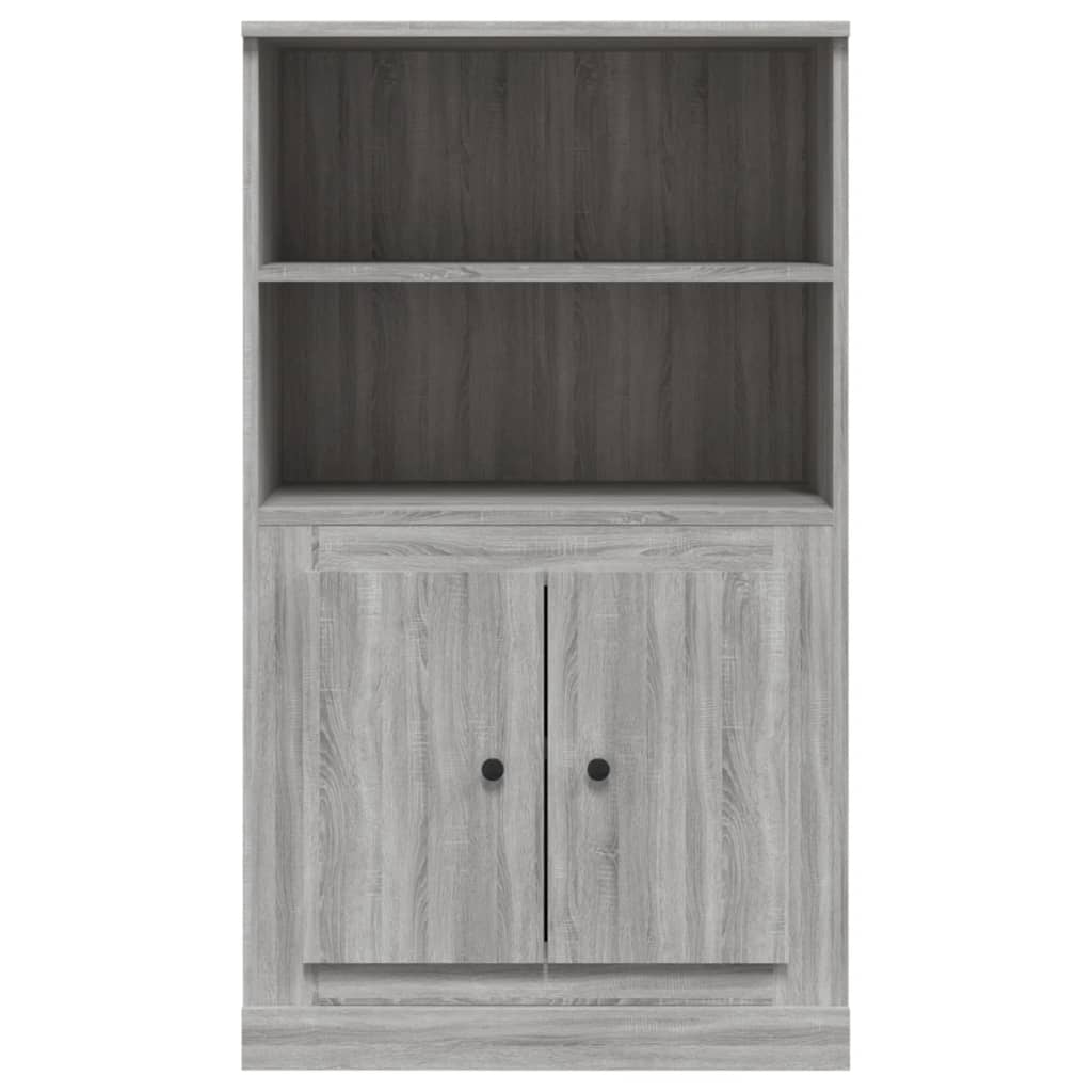 vidaXL Dulap înalt, sonoma gri, 60x35,5x103,5 cm, lemn prelucrat