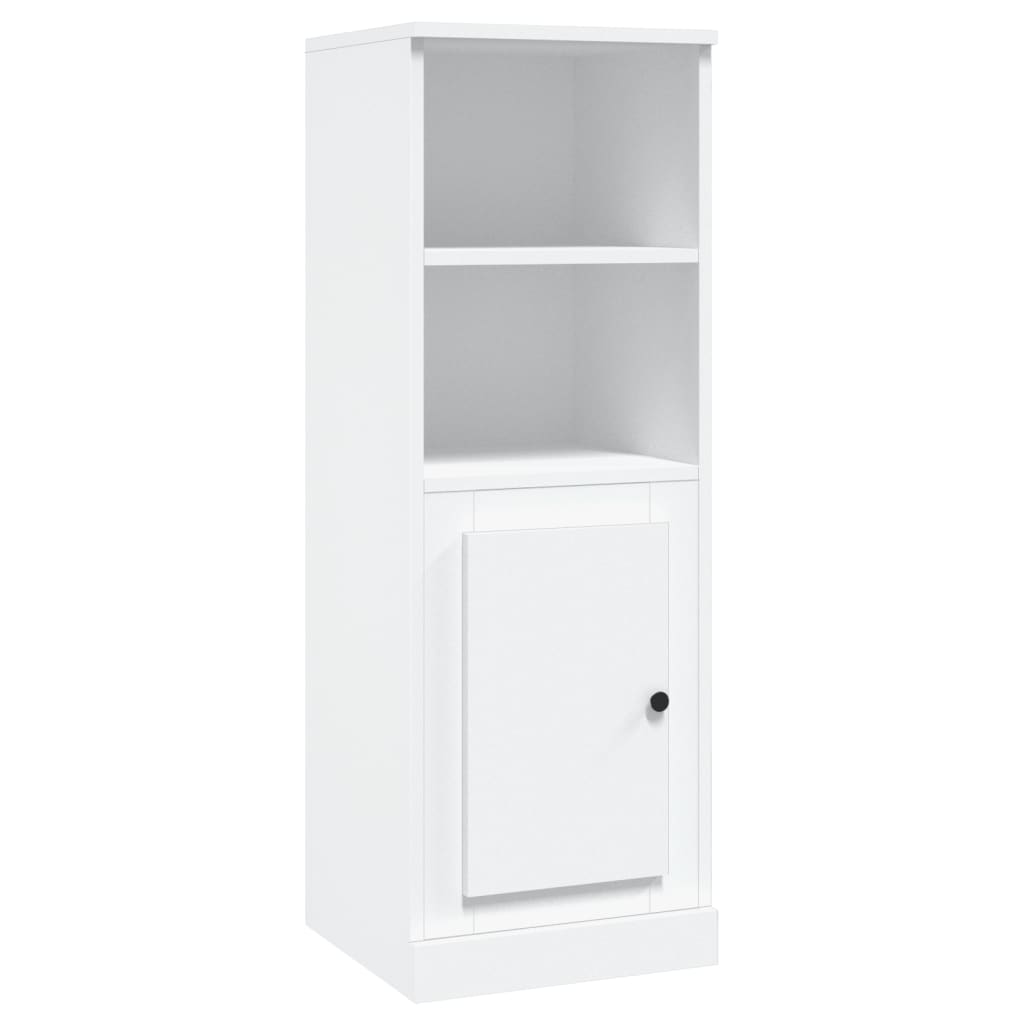 vidaXL Dulap înalt, alb, 36x35,5x103,5 cm, lemn compozit