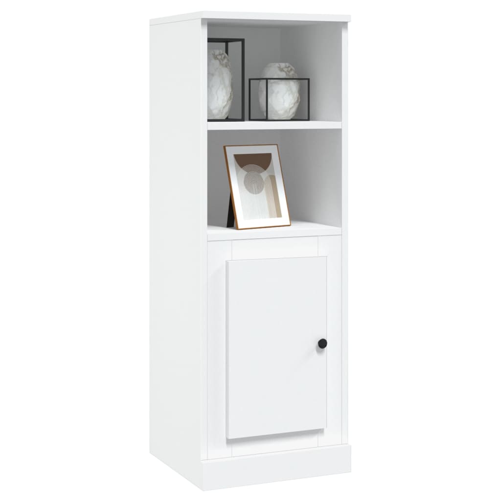 vidaXL Dulap înalt, alb, 36x35,5x103,5 cm, lemn compozit