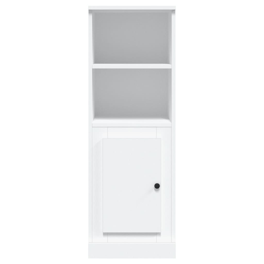 vidaXL Dulap înalt, alb, 36x35,5x103,5 cm, lemn compozit