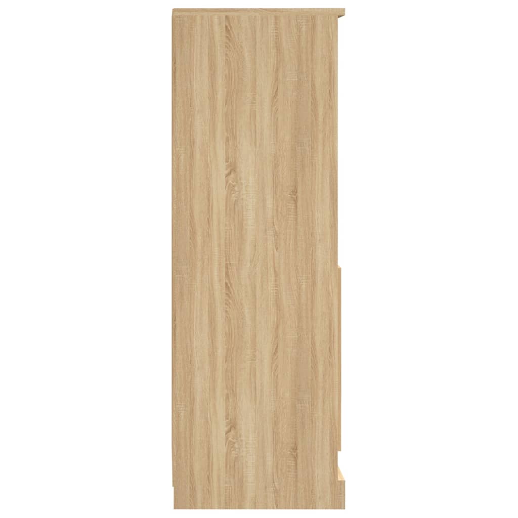 vidaXL Dulap înalt, stejar sonoma, 36x35,5x103,5 cm, lemn compozit