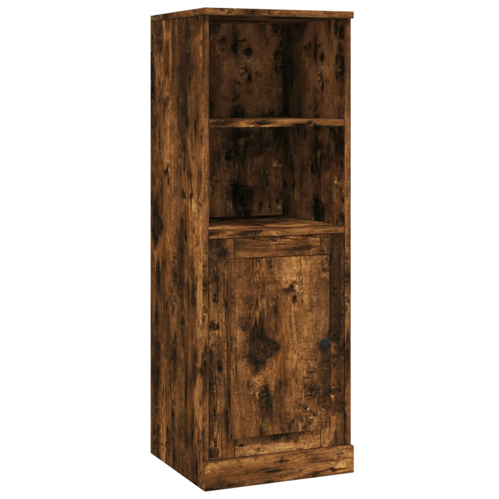 vidaXL Dulap înalt, stejar fumuriu, 36x35,5x103,5 cm, lemn compozit