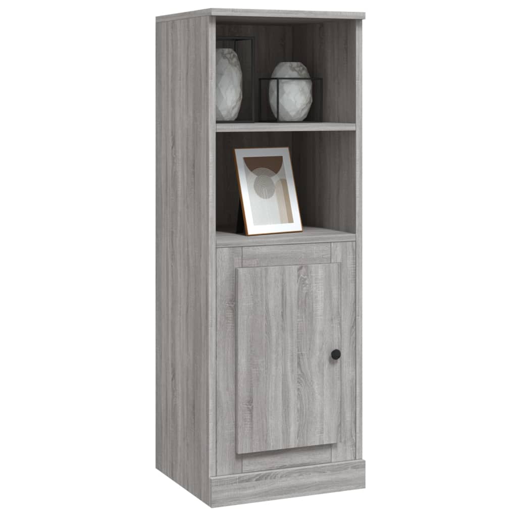 vidaXL Dulap înalt, gri sonoma, 36x35,5x103,5 cm, lemn compozit