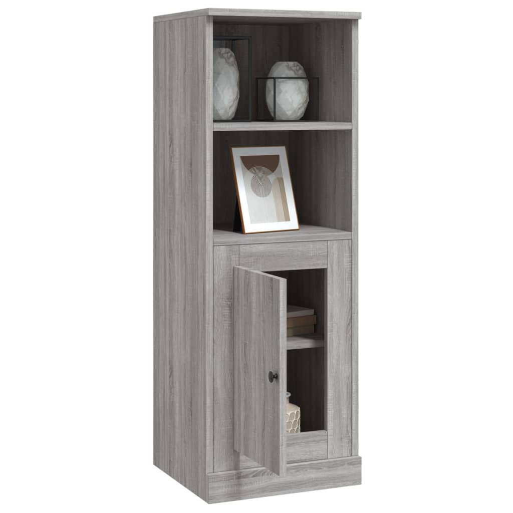 vidaXL Dulap înalt, gri sonoma, 36x35,5x103,5 cm, lemn compozit