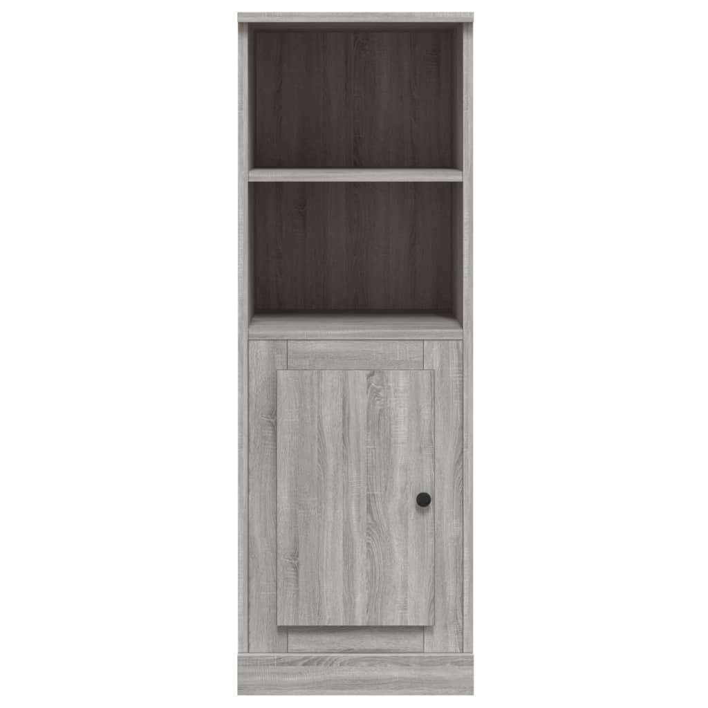 vidaXL Dulap înalt, gri sonoma, 36x35,5x103,5 cm, lemn compozit