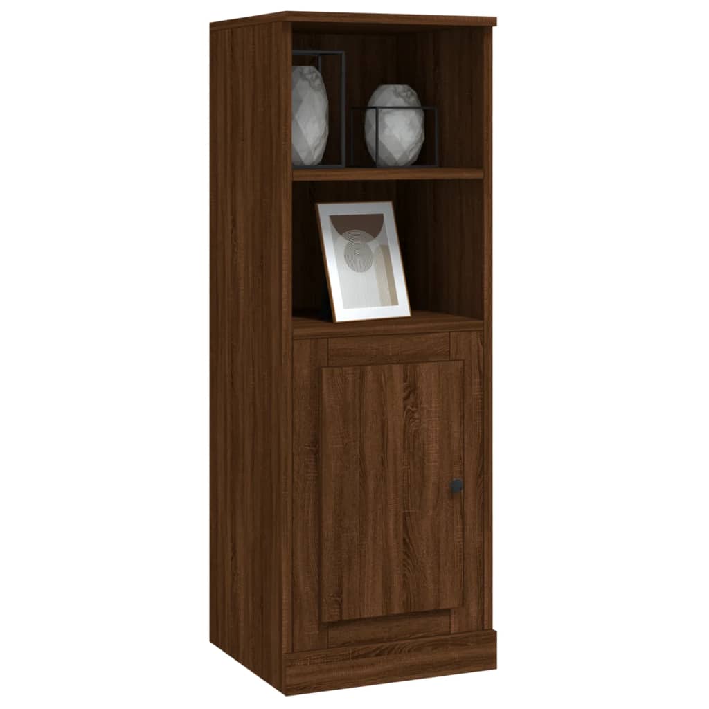 vidaXL Dulap înalt, stejar maro, 36x35,5x103,5 cm, lemn compozit