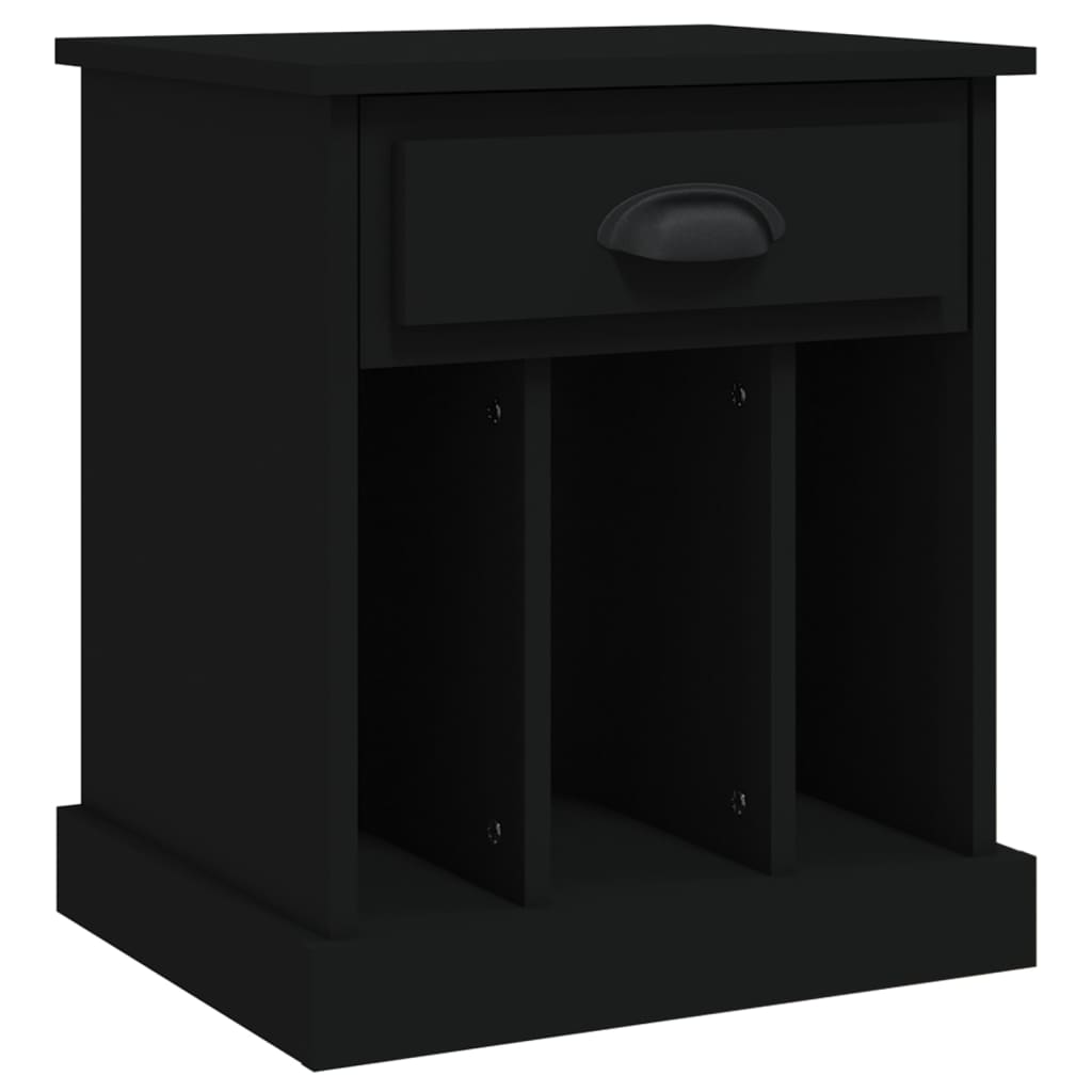 vidaXL Noptiere, negru, 43x36x50 cm vidaXL Noptiere, negru, 43x36x50 cm