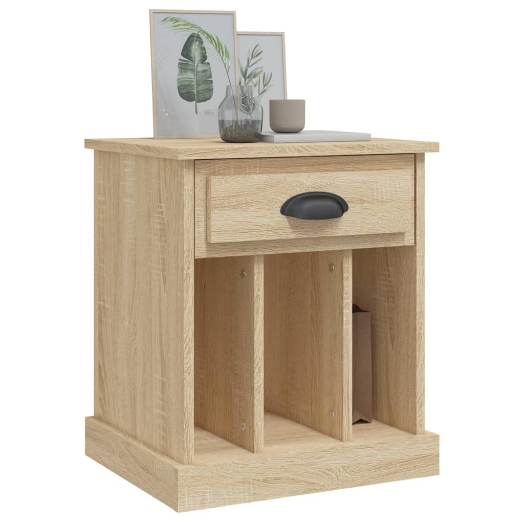 vidaXL Noptiere, stejar sonoma, 43x36x50 cm vidaXL Noptiere, stejar sonoma, 43x36x50 cm
