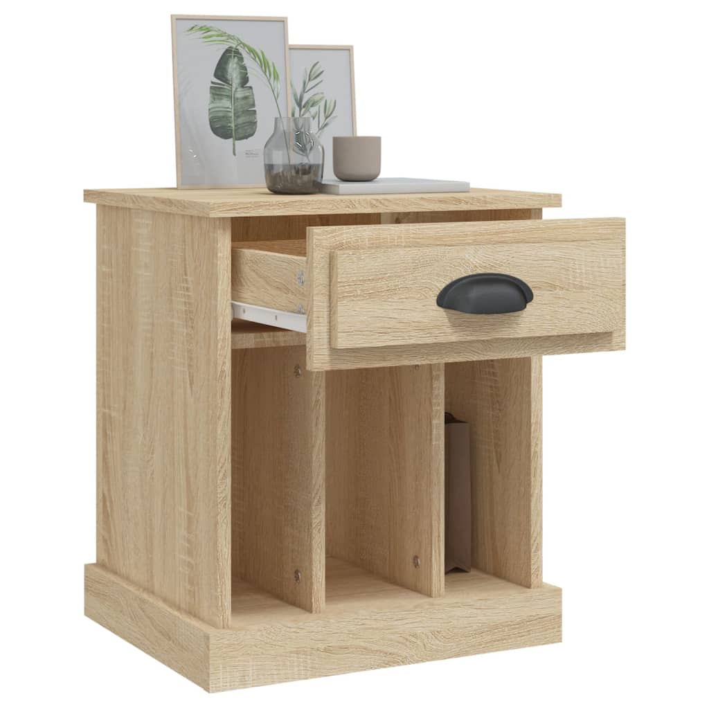 vidaXL Noptiere, stejar sonoma, 43x36x50 cm vidaXL Noptiere, stejar sonoma, 43x36x50 cm