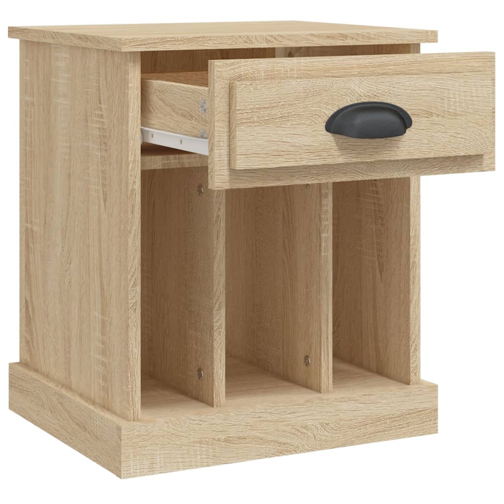vidaXL Noptiere, stejar sonoma, 43x36x50 cm vidaXL Noptiere, stejar sonoma, 43x36x50 cm