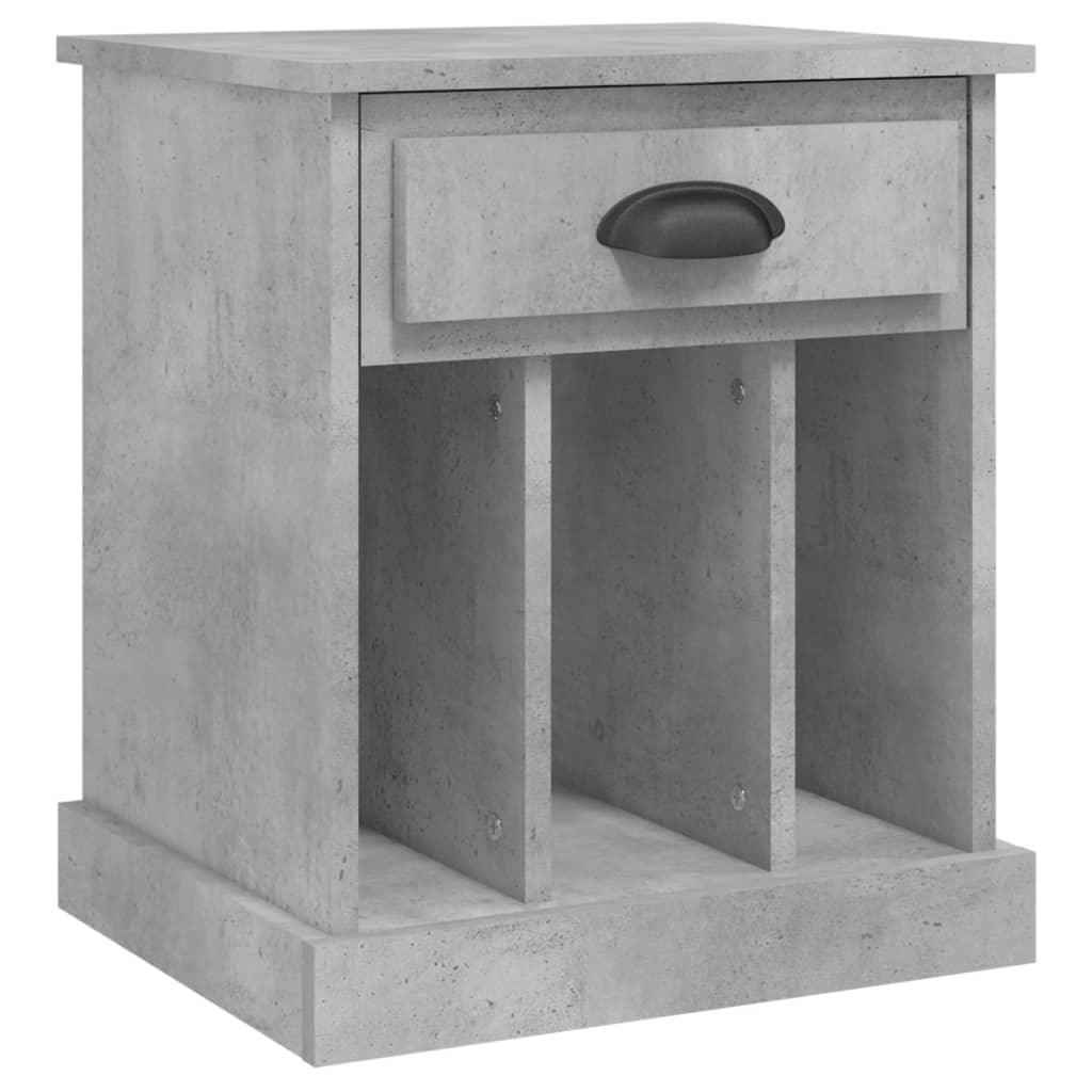 vidaXL Noptiere, gri beton, 43x36x50 cm vidaXL Noptiere, gri beton, 43x36x50 cm