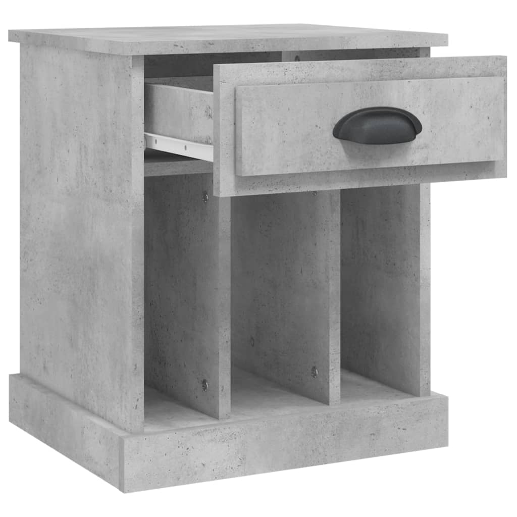 vidaXL Noptiere, gri beton, 43x36x50 cm vidaXL Noptiere, gri beton, 43x36x50 cm