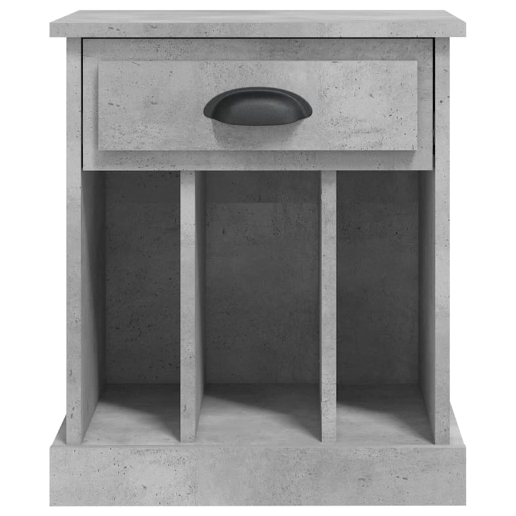 vidaXL Noptiere, gri beton, 43x36x50 cm vidaXL Noptiere, gri beton, 43x36x50 cm