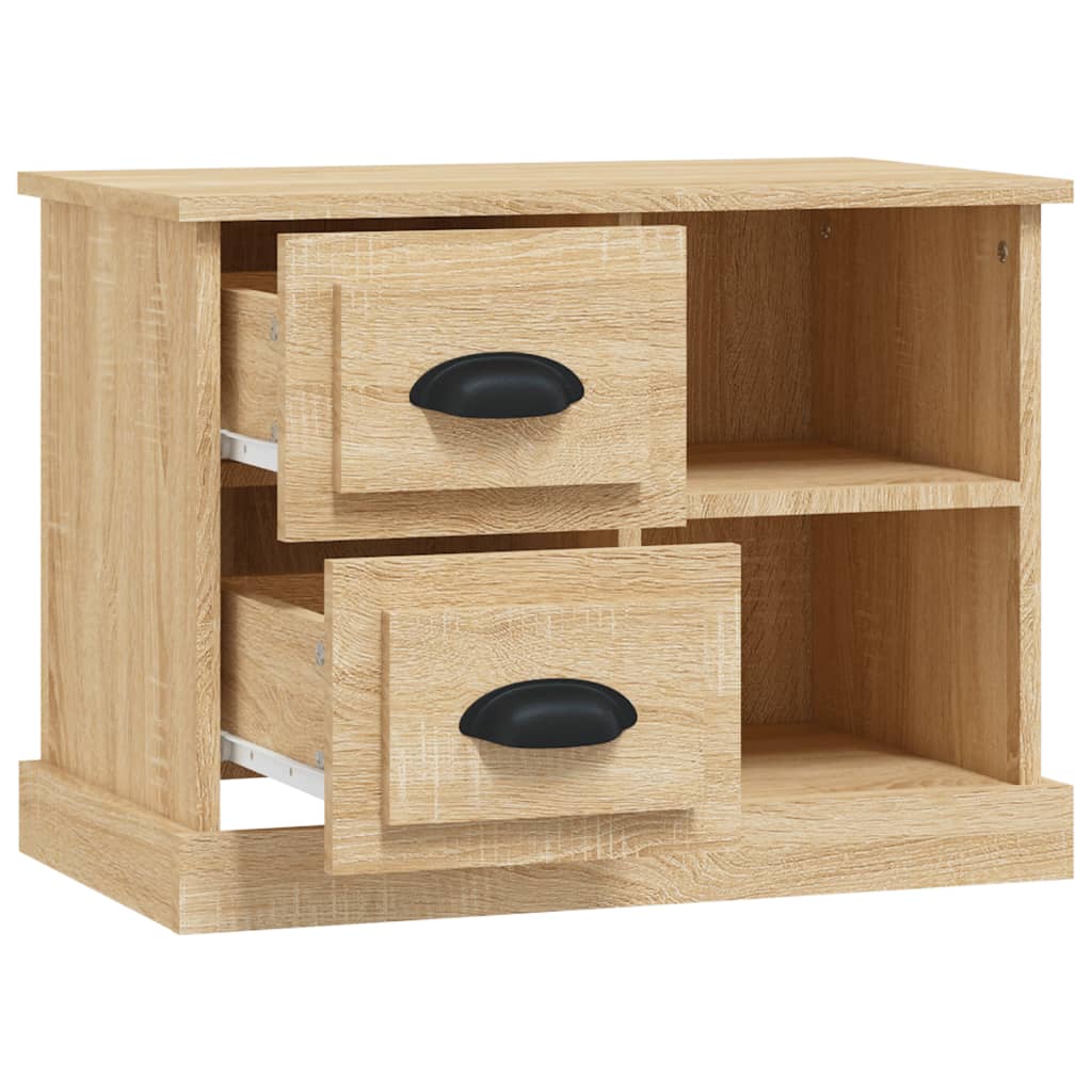 vidaXL Noptieră, stejar sonoma, 60x35,5x45 cm vidaXL Noptieră, stejar sonoma, 60x35,5x45 cm