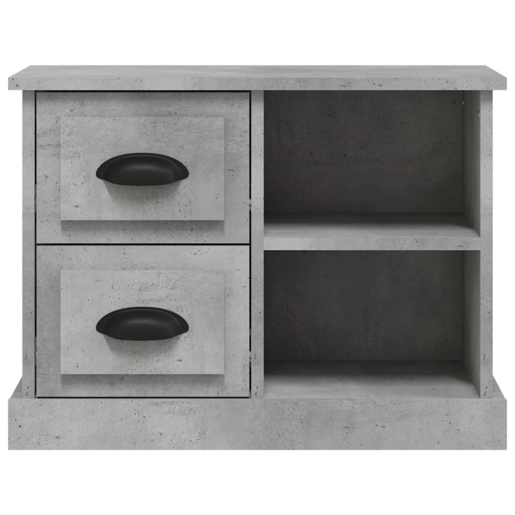 vidaXL Noptieră, gri beton, 60x35,5x45 cm