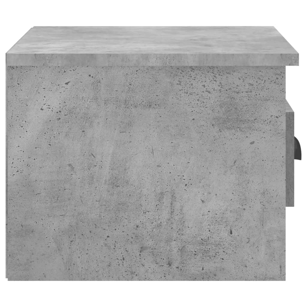 vidaXL Noptieră de perete, gri beton, 41,5x36x28 cm vidaXL Noptieră de perete, gri beton, 41,5x36x28 cm