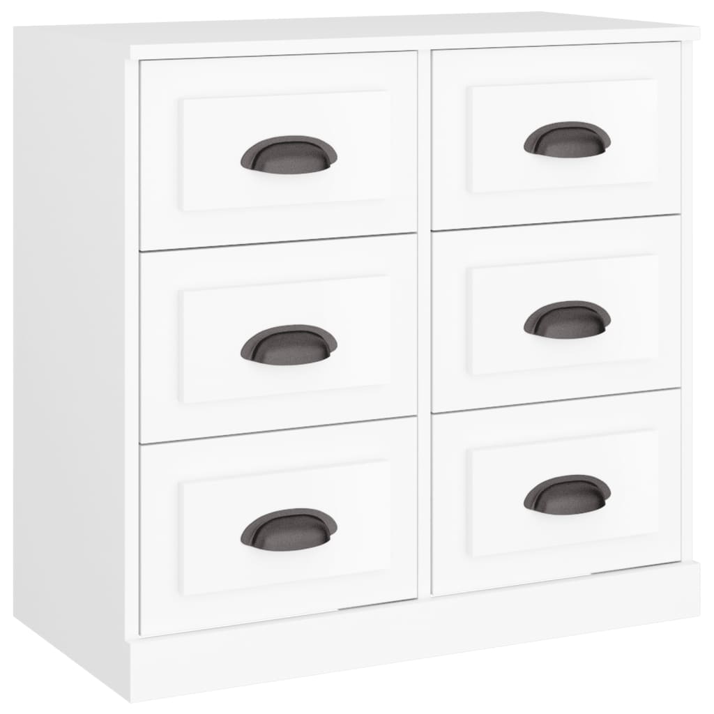 vidaXL Servantă, alb, 70x35,5x67,5 cm, lemn prelucrat vidaXL Servantă, alb, 70x35,5x67,5 cm, lemn prelucrat