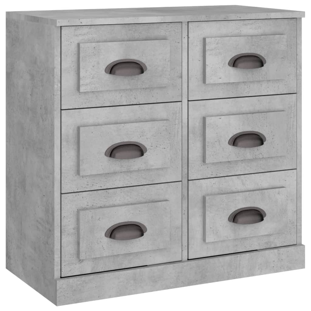 vidaXL Servantă, gri beton, 70x35,5x67,5 cm, lemn prelucrat vidaXL Servantă, gri beton, 70x35,5x67,5 cm, lemn prelucrat