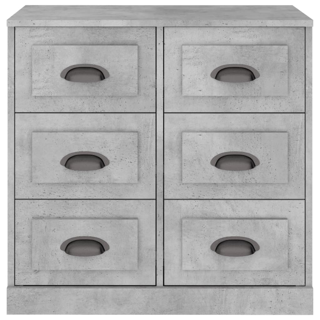 vidaXL Servantă, gri beton, 70x35,5x67,5 cm, lemn prelucrat vidaXL Servantă, gri beton, 70x35,5x67,5 cm, lemn prelucrat