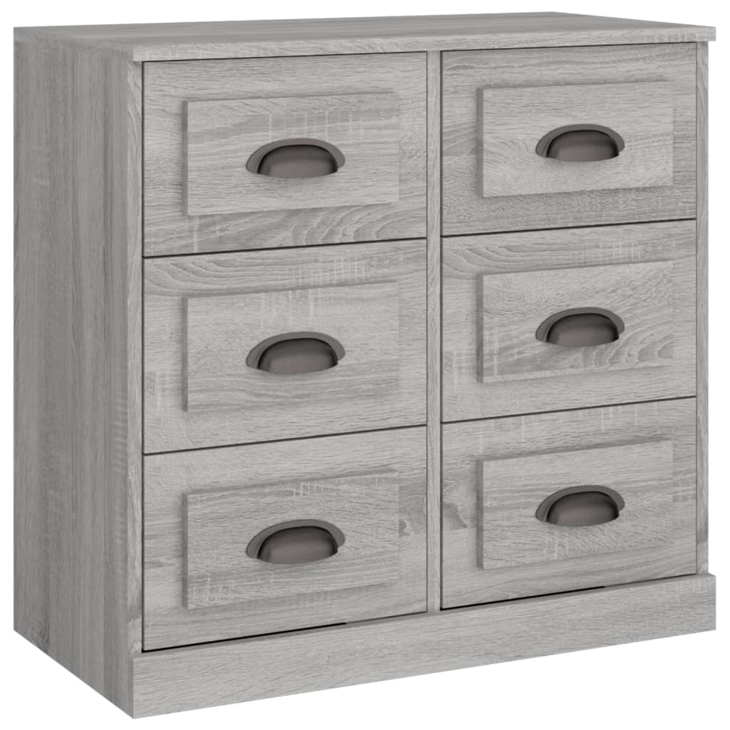 vidaXL Servantă, gri sonoma, 70x35,5x67,5 cm, lemn prelucrat vidaXL Servantă, gri sonoma, 70x35,5x67,5 cm, lemn prelucrat