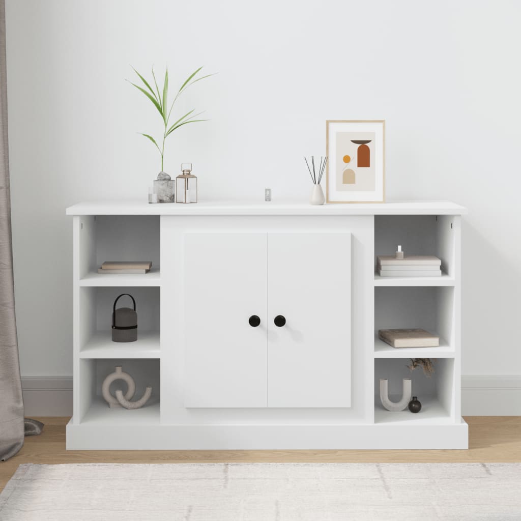 vidaXL Servantă, alb, 100x35,5x60 cm, lemn prelucrat
