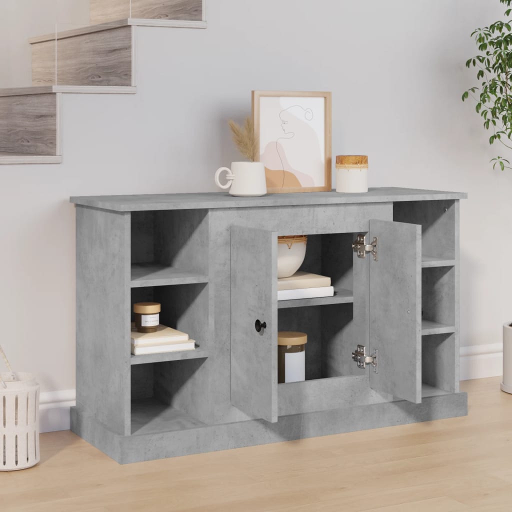 vidaXL Servantă, gri beton, 100x35,5x60 cm, lemn prelucrat