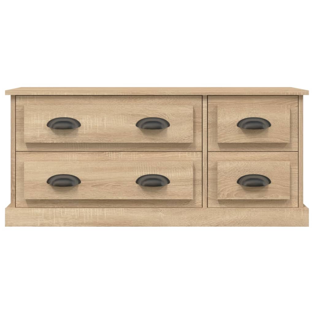 vidaXL Comodă TV, stejar sonoma, 100x35,5x45 cm, lemn prelucrat vidaXL Comodă TV, stejar sonoma, 100x35,5x45 cm, lemn prelucrat