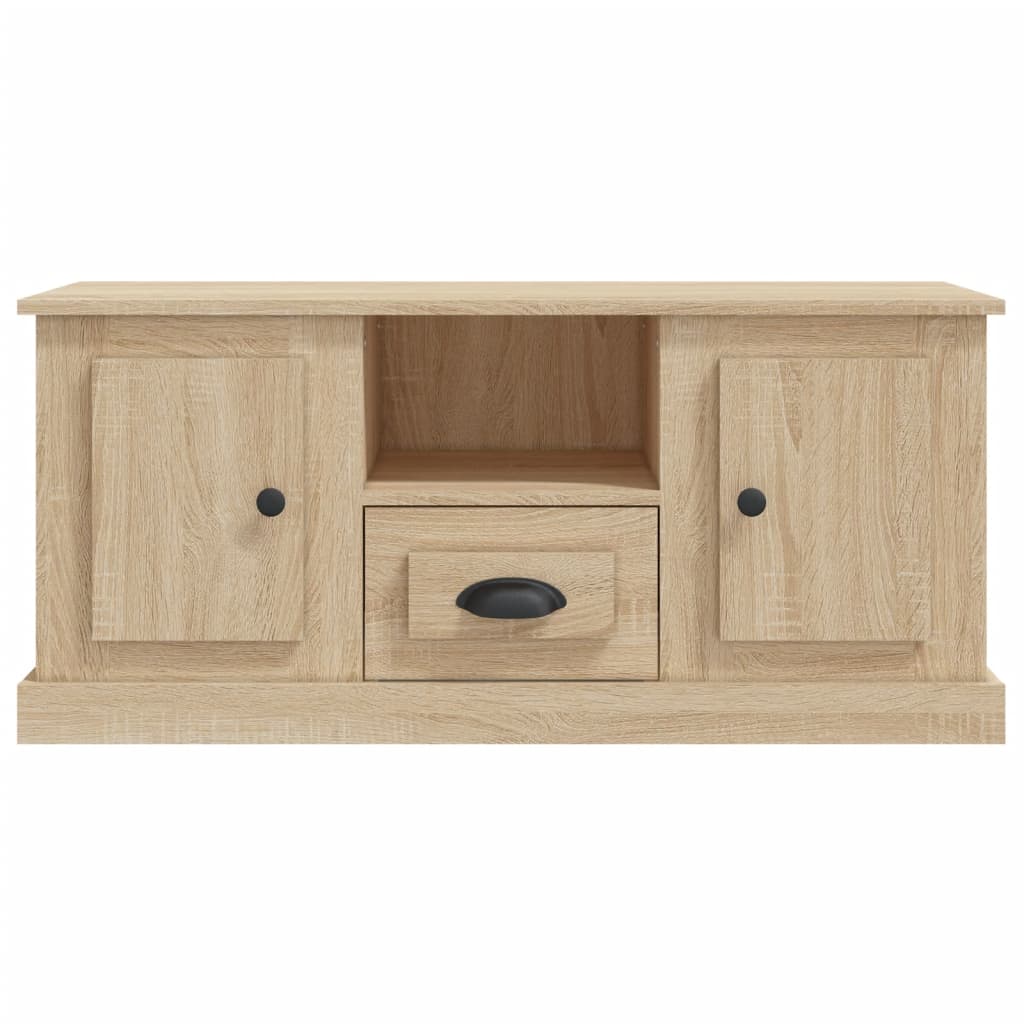 vidaXL Comodă TV, stejar sonoma, 100x35,5x45 cm, lemn prelucrat vidaXL Comodă TV, stejar sonoma, 100x35,5x45 cm, lemn prelucrat