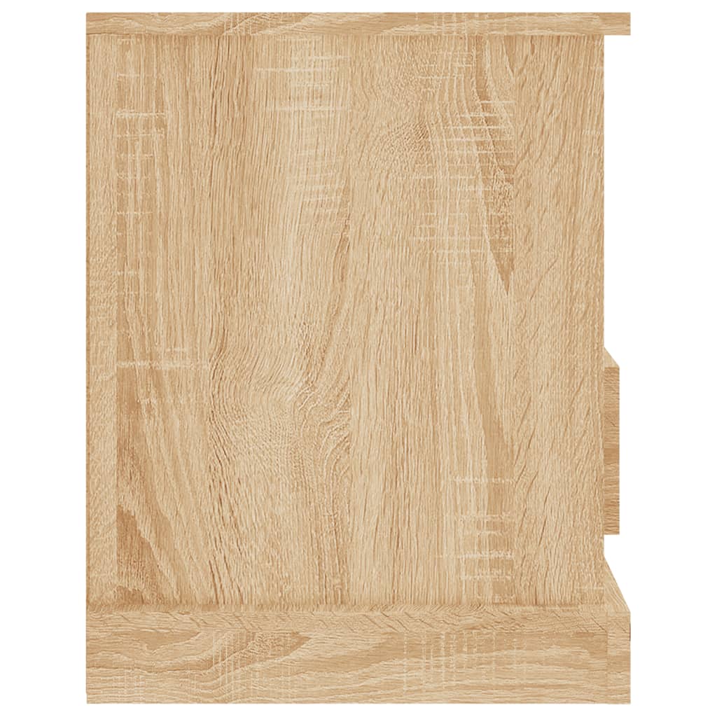 vidaXL Comodă TV, stejar sonoma, 93x35,5x45 cm, lemn prelucrat