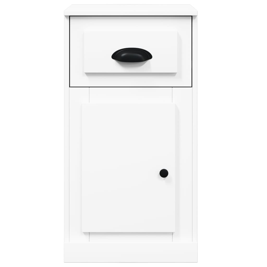 vidaXL Dulap lateral cu sertar, alb, 40x50x75 cm, lemn prelucrat