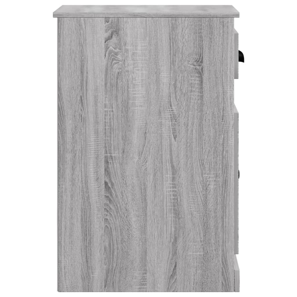 vidaXL Dulap lateral, sertar, gri sonoma, 40x50x75 cm, lemn prelucrat