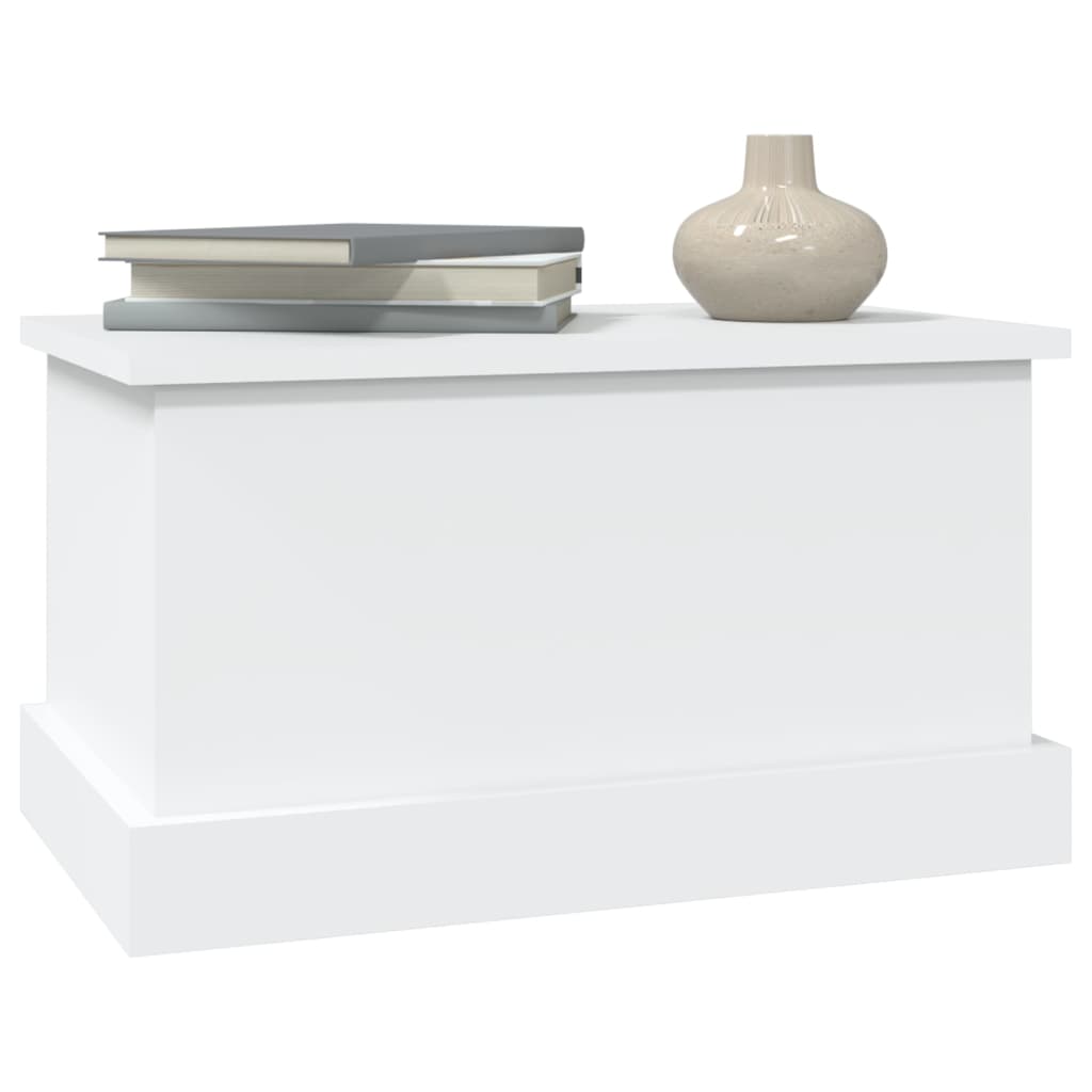 vidaXL Raft de depozitare, alb, 50x30x28 cm, lemn prelucrat vidaXL Raft de depozitare, alb, 50x30x28 cm, lemn prelucrat
