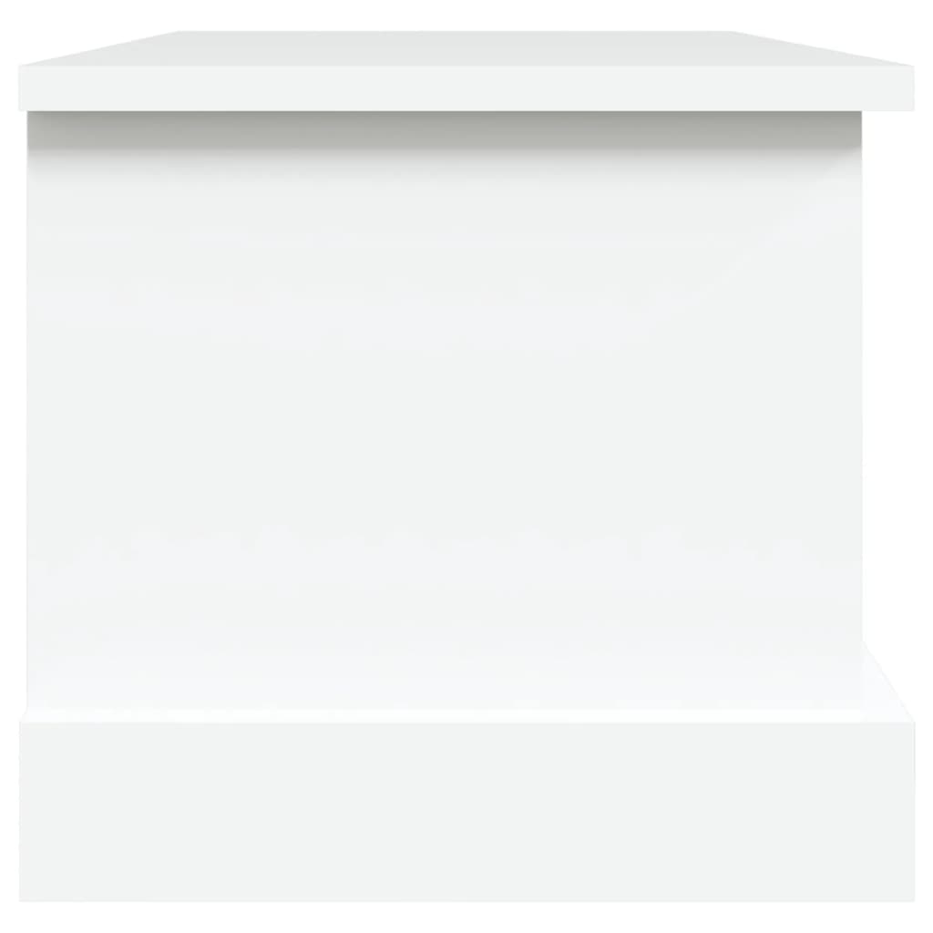 vidaXL Raft de depozitare, alb, 50x30x28 cm, lemn prelucrat vidaXL Raft de depozitare, alb, 50x30x28 cm, lemn prelucrat