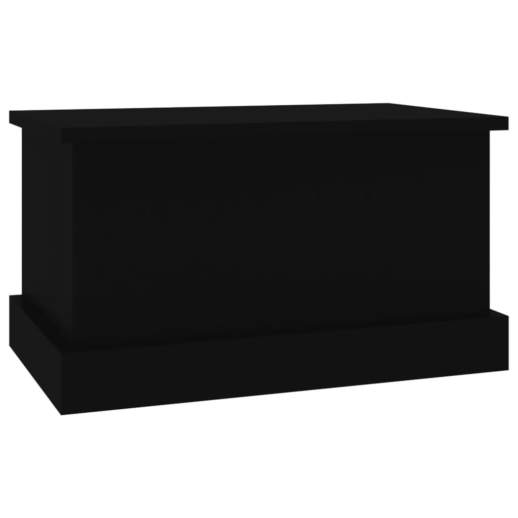 vidaXL Raft de depozitare, negru, 50x30x28 cm, lemn prelucrat vidaXL Raft de depozitare, negru, 50x30x28 cm, lemn prelucrat