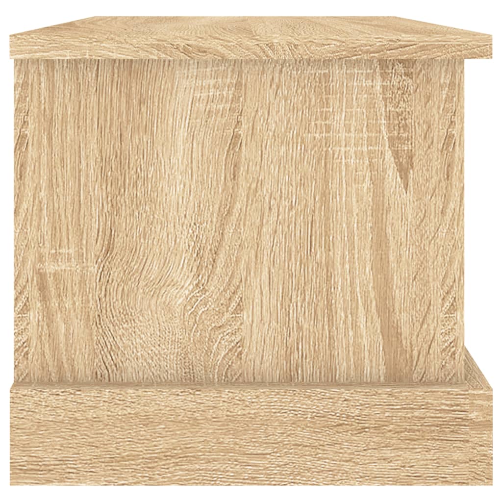 vidaXL Cutie de depozitare, stejar sonoma, 50x30x28 cm, lemn prelucrat vidaXL Cutie de depozitare, stejar sonoma, 50x30x28 cm, lemn prelucrat