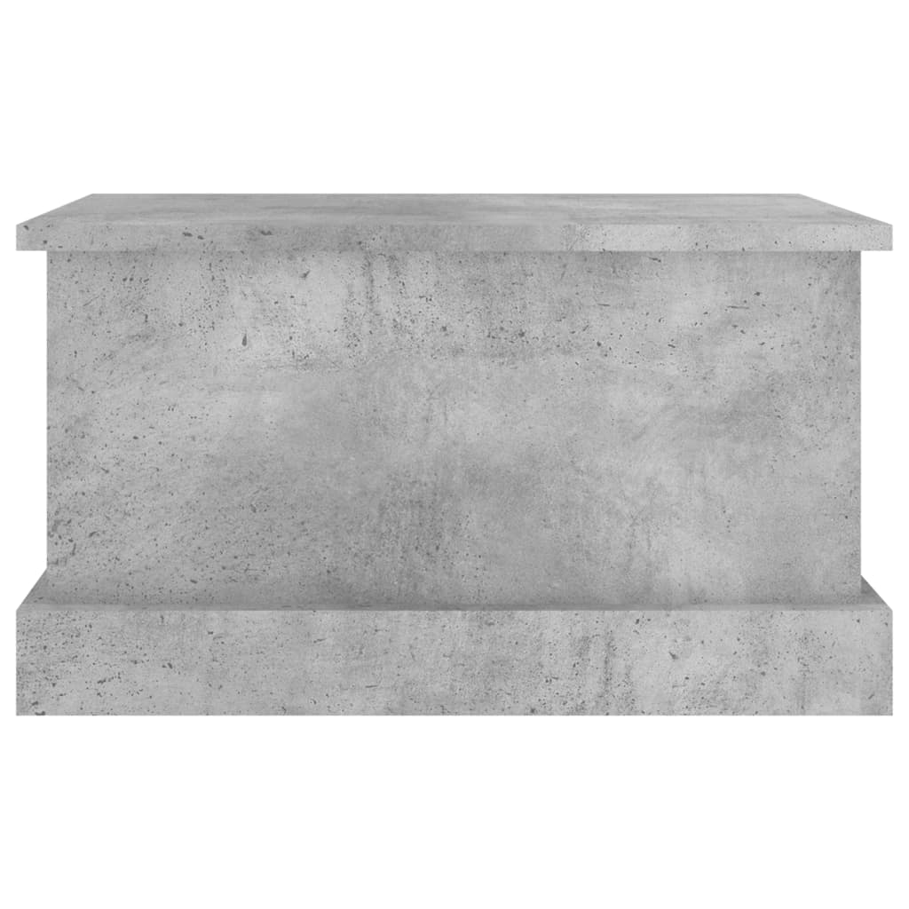 vidaXL Cutie de depozitare, gri beton, 50x30x28 cm, lemn prelucrat vidaXL Cutie de depozitare, gri beton, 50x30x28 cm, lemn prelucrat