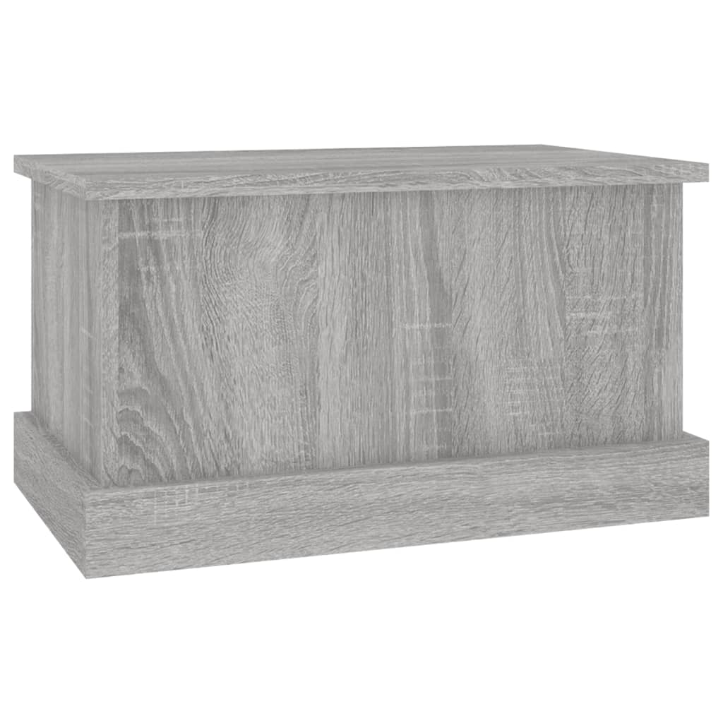 vidaXL Cutie de depozitare, gri sonoma, 50x30x28 cm, lemn prelucrat