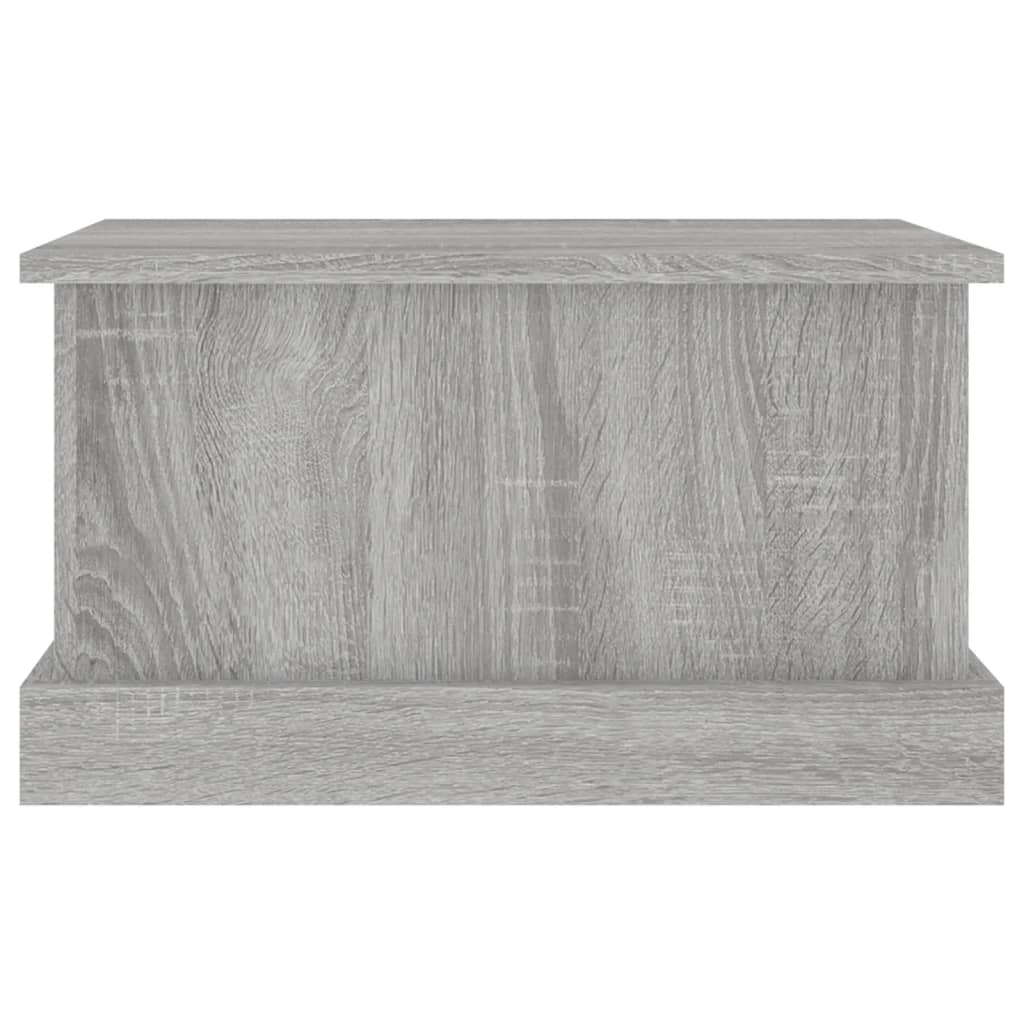 vidaXL Cutie de depozitare, gri sonoma, 50x30x28 cm, lemn prelucrat