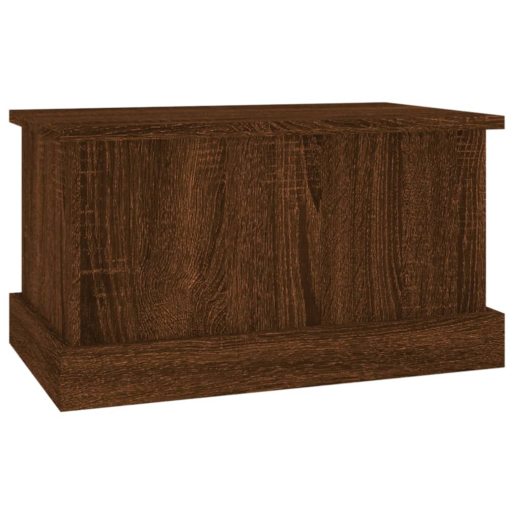 vidaXL Cutie de depozitare, stejar maro, 50x30x28 cm, lemn prelucrat vidaXL Cutie de depozitare, stejar maro, 50x30x28 cm, lemn prelucrat