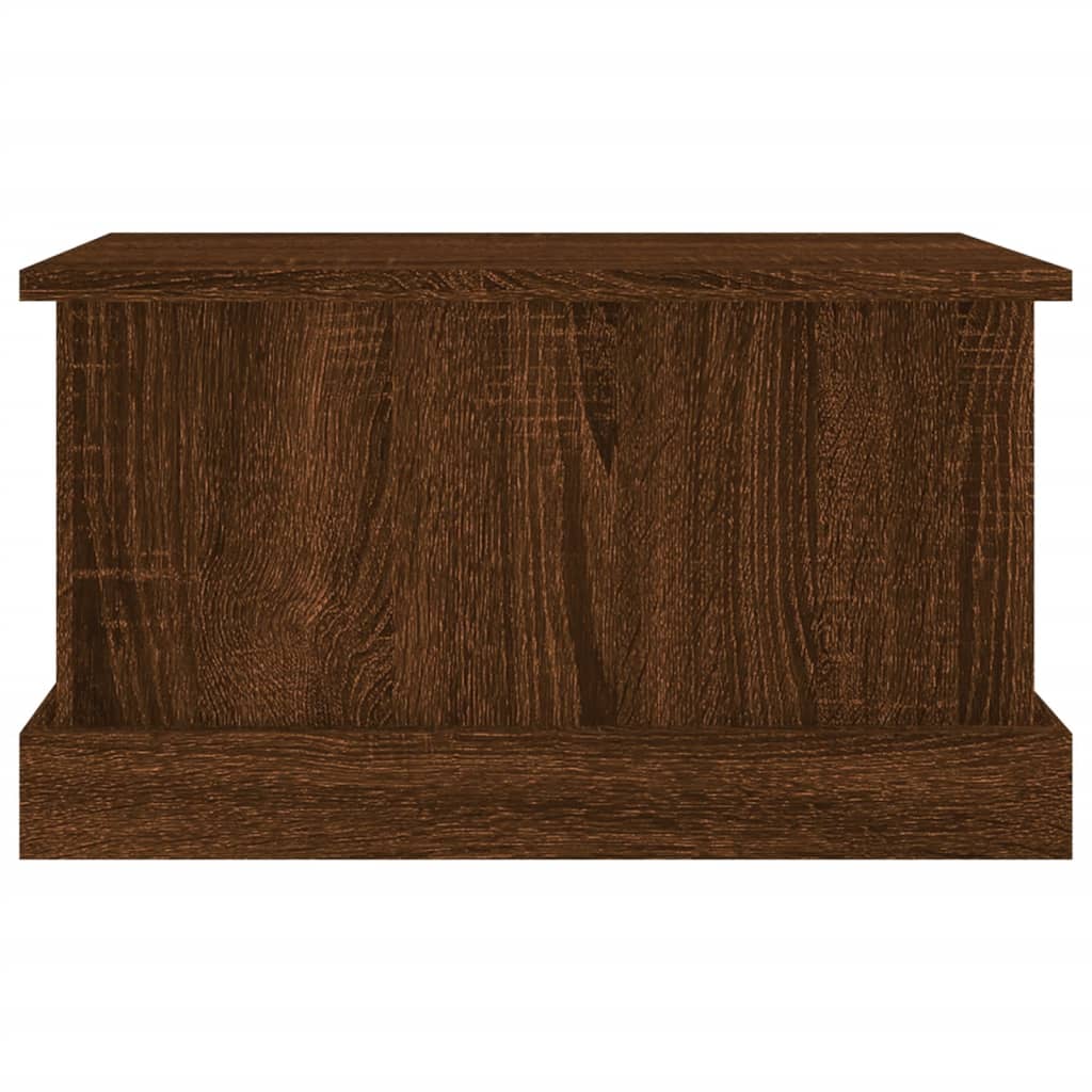 vidaXL Cutie de depozitare, stejar maro, 50x30x28 cm, lemn prelucrat vidaXL Cutie de depozitare, stejar maro, 50x30x28 cm, lemn prelucrat