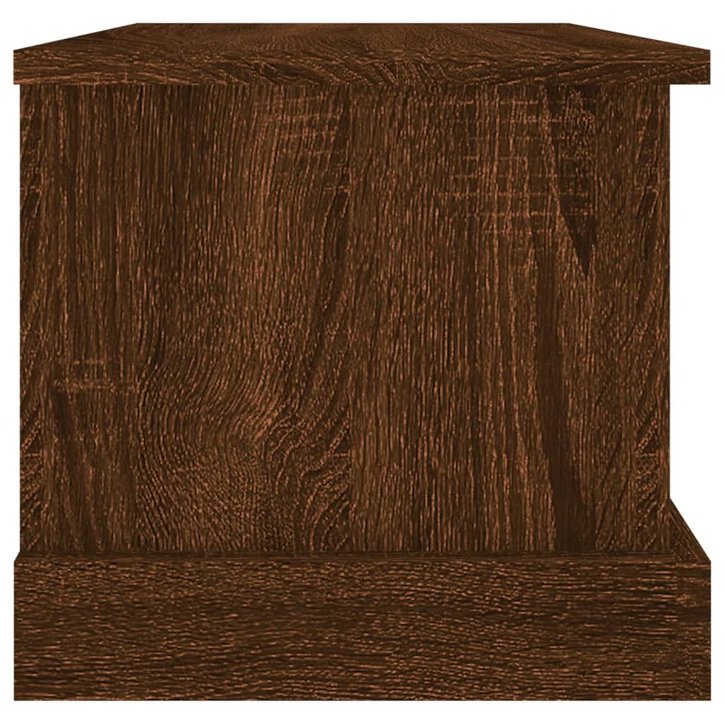 vidaXL Cutie de depozitare, stejar maro, 50x30x28 cm, lemn prelucrat vidaXL Cutie de depozitare, stejar maro, 50x30x28 cm, lemn prelucrat