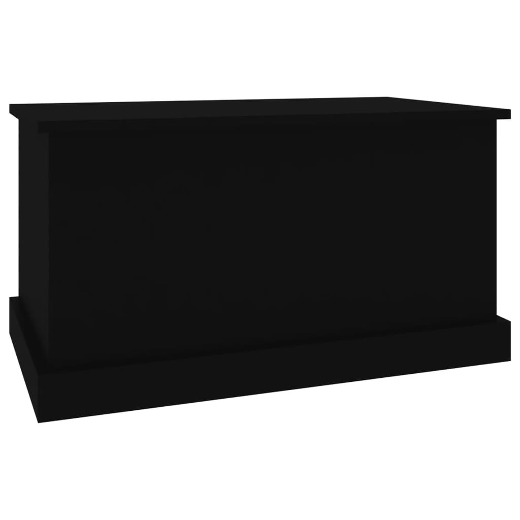 vidaXL Cutie de depozitare, negru, 70x40x38 cm, lemn prelucrat vidaXL Cutie de depozitare, negru, 70x40x38 cm, lemn prelucrat