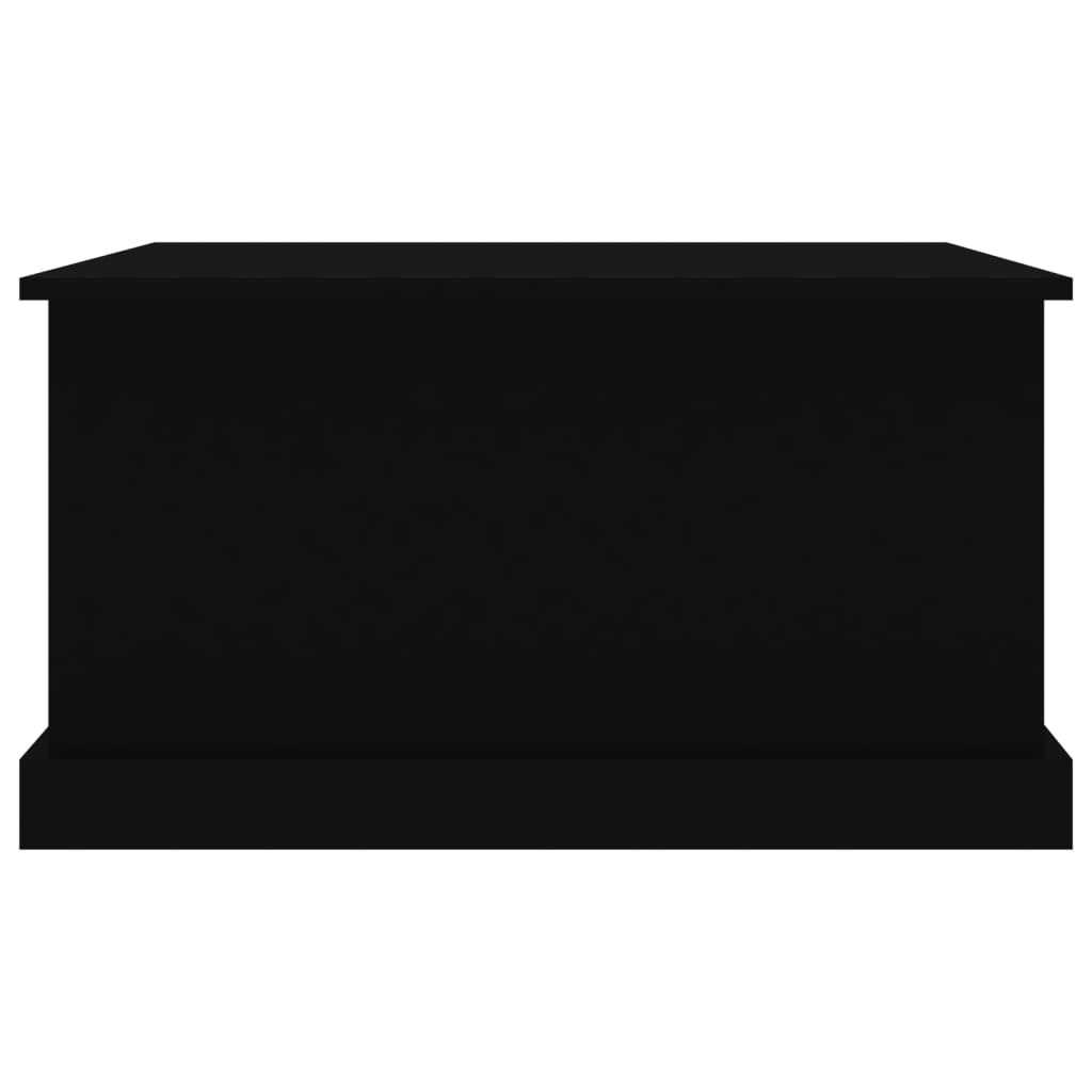 vidaXL Cutie de depozitare, negru, 70x40x38 cm, lemn prelucrat vidaXL Cutie de depozitare, negru, 70x40x38 cm, lemn prelucrat