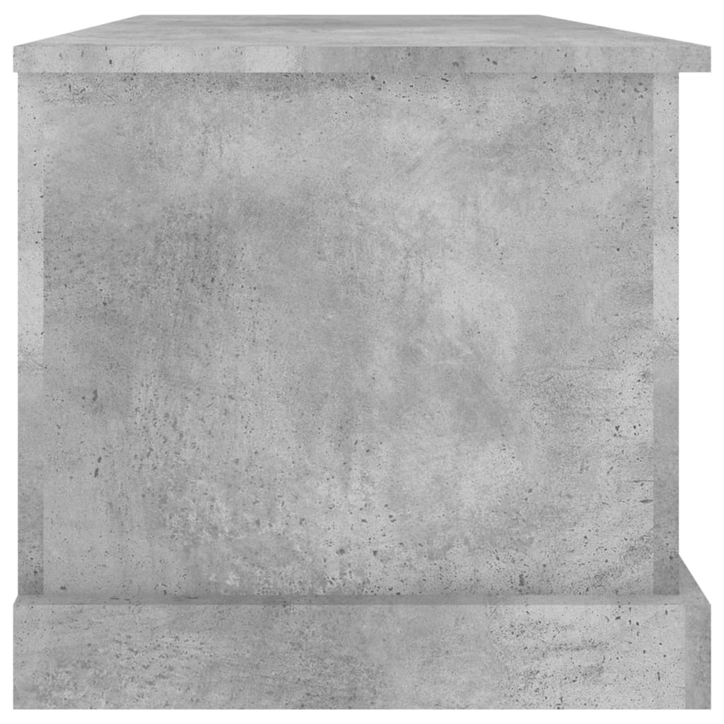 vidaXL Cutie de depozitare, gri beton, 70x40x38 cm, lemn prelucrat vidaXL Cutie de depozitare, gri beton, 70x40x38 cm, lemn prelucrat