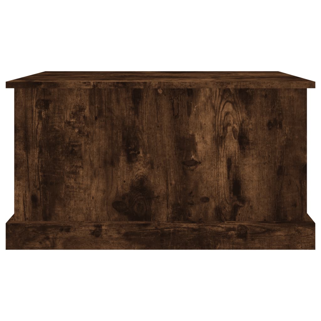 vidaXL Cutie de depozitare, stejar afumat, 70x40x38 cm, lemn prelucrat vidaXL Cutie de depozitare, stejar afumat, 70x40x38 cm, lemn prelucrat