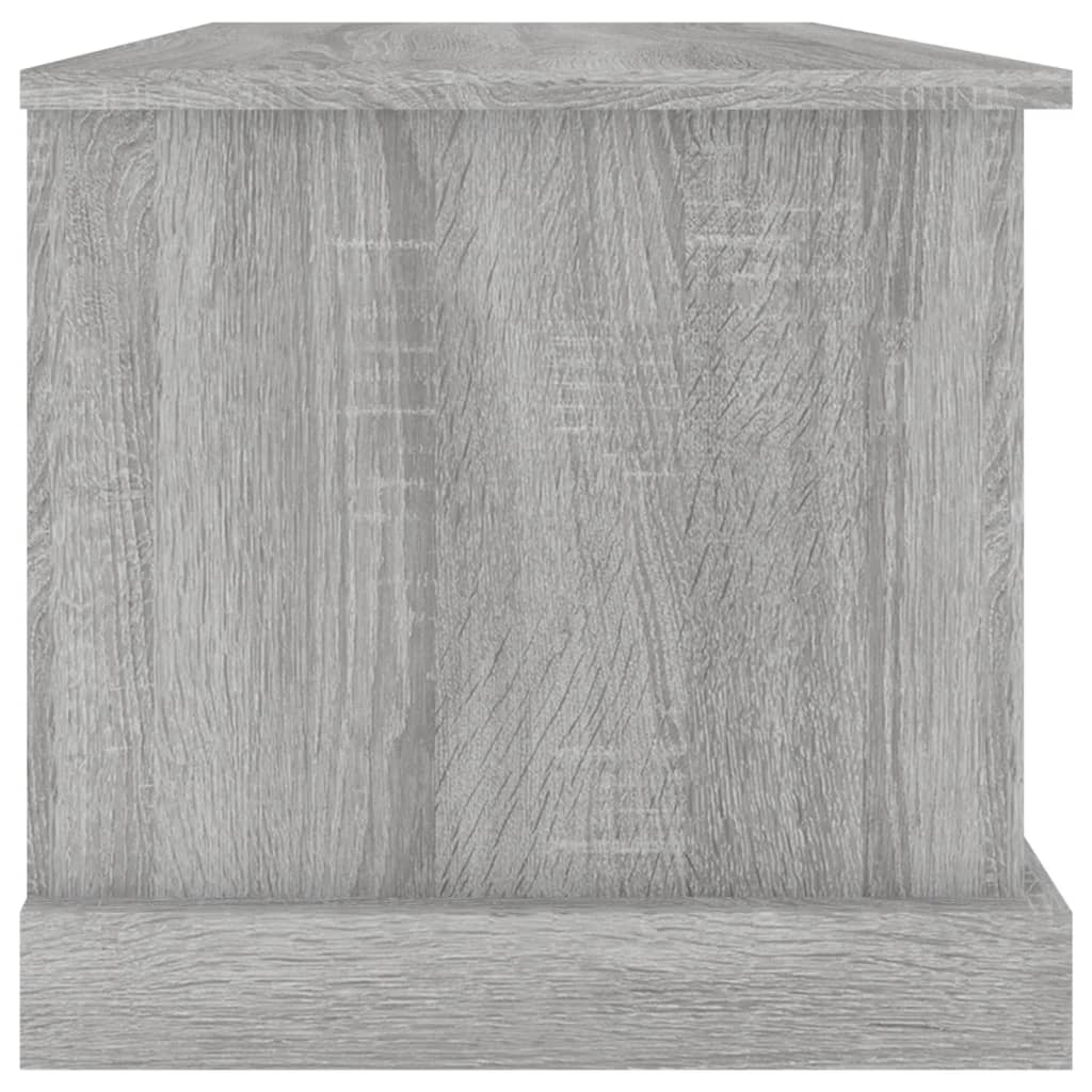 vidaXL Cutie de depozitare, gri sonoma, 70x40x38 cm, lemn prelucrat vidaXL Cutie de depozitare, gri sonoma, 70x40x38 cm, lemn prelucrat