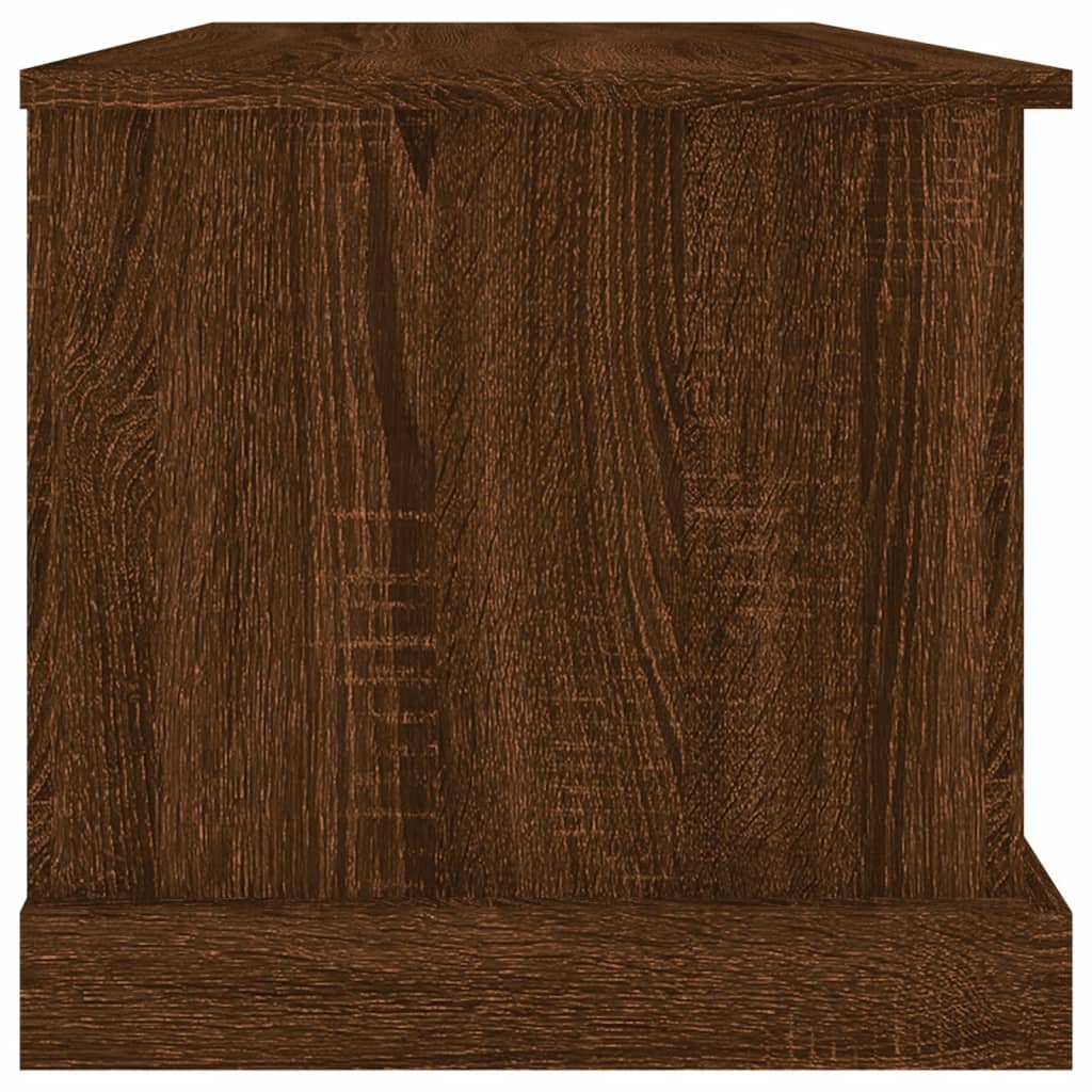 vidaXL Cutie de depozitare, stejar maro, 70x40x38 cm, lemn prelucrat vidaXL Cutie de depozitare, stejar maro, 70x40x38 cm, lemn prelucrat
