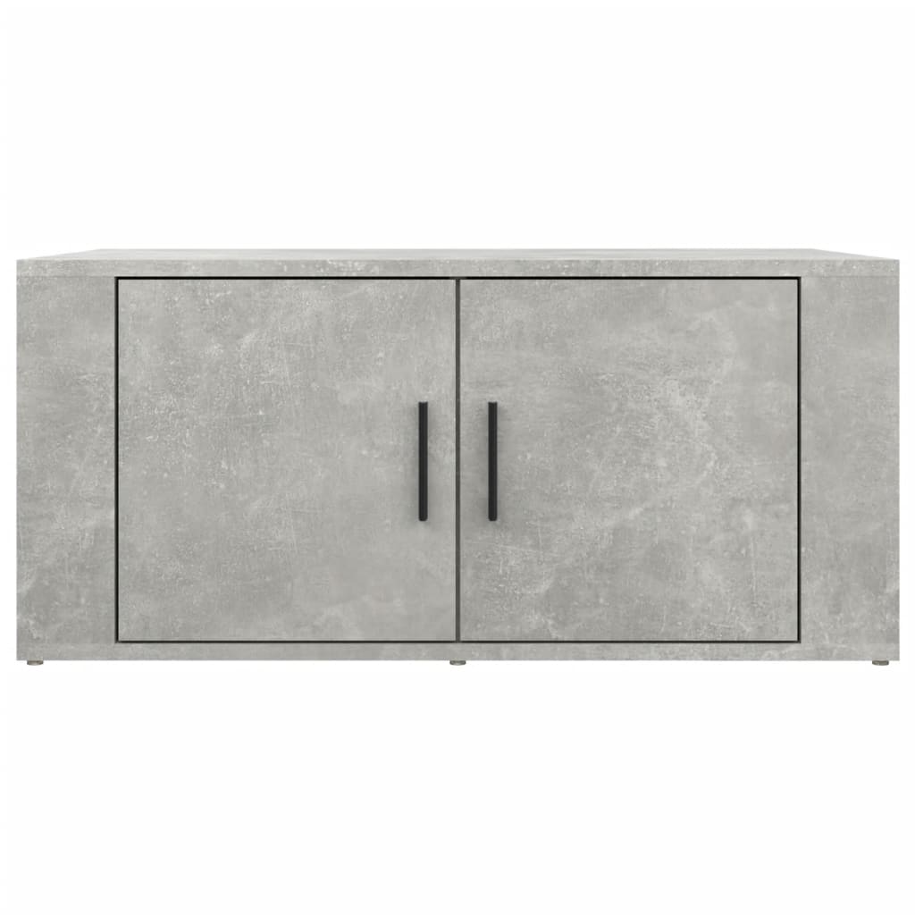 vidaXL Măsuță de cafea, gri beton, 80x50x36 cm, lemn compozit vidaXL Măsuță de cafea, gri beton, 80x50x36 cm, lemn compozit