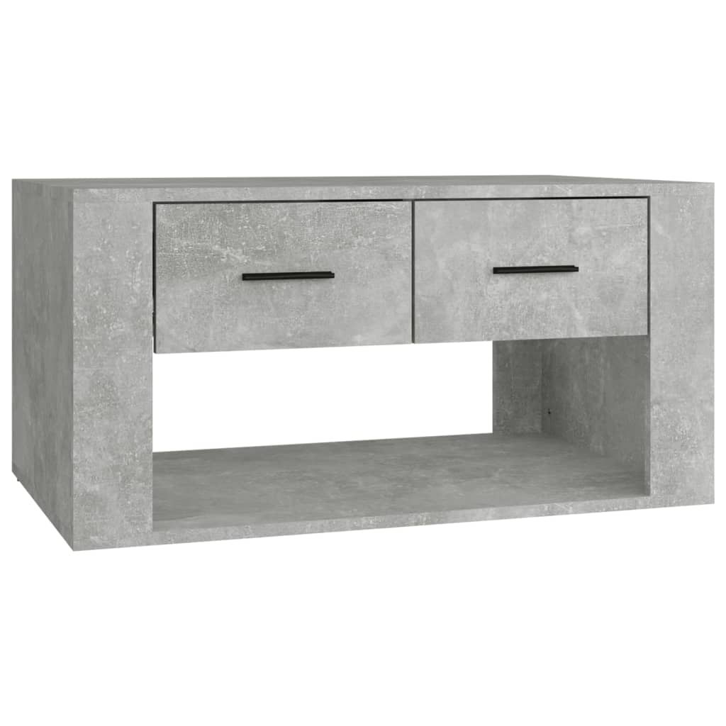 vidaXL Măsuță de cafea, gri beton, 80x50x40 cm, lemn compozit vidaXL Măsuță de cafea, gri beton, 80x50x40 cm, lemn compozit
